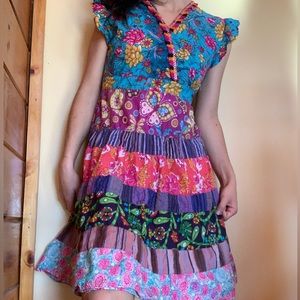 Beautiful, Handmade Vintage Floral Dress